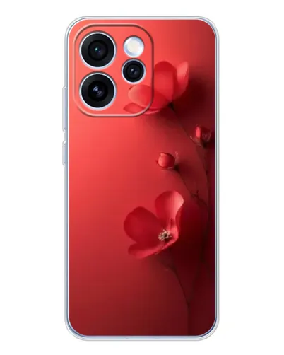 Чехол для OPPO Reno 15 Pro с картинкой «Маковые соцветия»