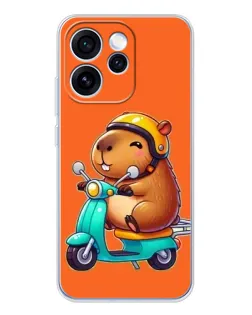 Чохол для OPPO Reno 15 Pro з картинкою «Капібара на скутері» Чохол для OPPO Reno 15 Pro з картинкою «Капібара на скутері»