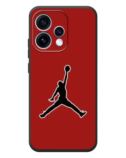 Чехол для OPPO Reno 15 с картинкой «Jordan Red Back»