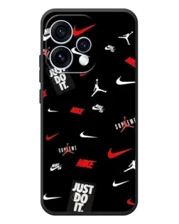 Чехол для OPPO Reno 15 с картинкой «Nike Mix Pattern»