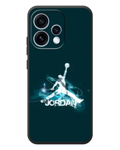 Чехол для OPPO Reno 15 с картинкой «Jordan Blue Fire»