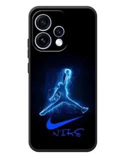 Чехол для OPPO Reno 15 с картинкой «Jordan Neon Blue»