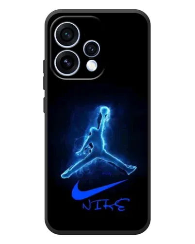 Чехол для OPPO Reno 15 с картинкой «Jordan Neon Blue»