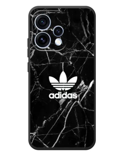 Чехол для OPPO Reno 15 с картинкой «Белый мрамор Adidas»