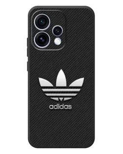 Чехол для OPPO Reno 15 с картинкой «Adidas Карбоновая текстура»