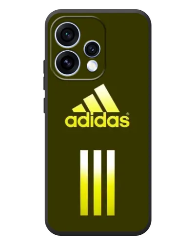 Чехол для OPPO Reno 15 с картинкой «Оливковый градиент Adidas»
