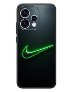 Чохол для OPPO Reno 15 з картинкою «Неоновий контур Nike»