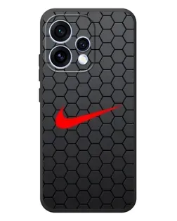 Чохол для OPPO Reno 15 з картинкою «Nike — карбонова сітка»
