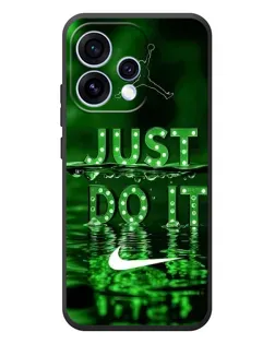 Чехол для OPPO Reno 15 с картинкой «Зеленый неоновый Nike»