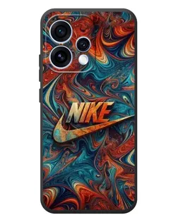 Чехол для OPPO Reno 15 с картинкой «Nike в абстракции»