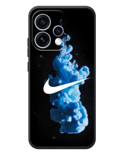 Чехол для OPPO Reno 15 с картинкой «Nike и синий дым» Чехол для OPPO Reno 15 с картинкой «Nike и синий дым»
