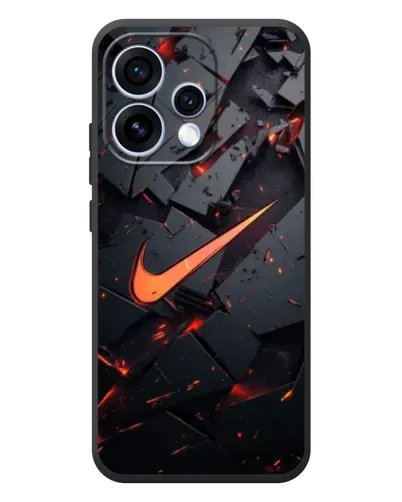 Чехол для OPPO Reno 15 с картинкой «Nike — эффект разломов» Чехол для OPPO Reno 15 с картинкой «Nike — эффект разломов»