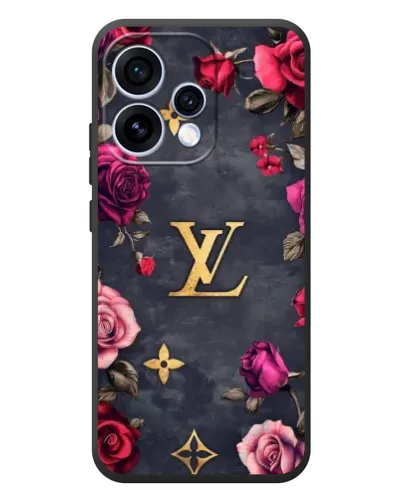 Чехол для OPPO Reno 15 с картинкой «Цветочный Louis Vuitton»