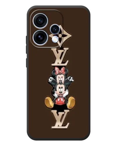 Чехол для OPPO Reno 15 с картинкой «LV и Микки Маус»