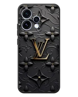Чехол для OPPO Reno 15 с картинкой «Кожаная текстура LV»
