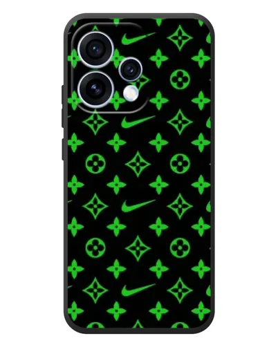 Чехол для OPPO Reno 15 с картинкой «Неоновый принт LV»