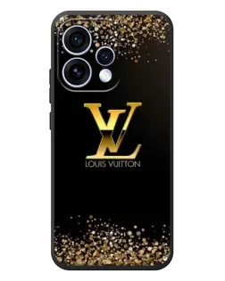 Чехол для OPPO Reno 15 с картинкой «LV — золотые искры»