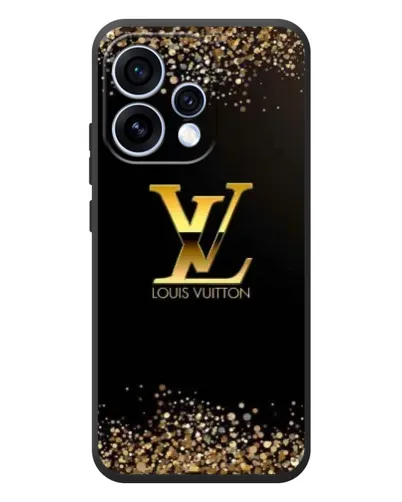 Чехол для OPPO Reno 15 с картинкой «LV — золотые искры»