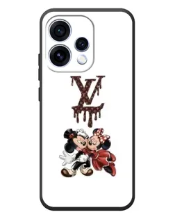 Чехол для OPPO Reno 15 с картинкой «LV и Микки Маус»