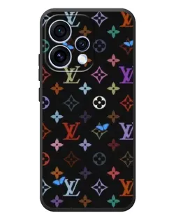 Чехол для OPPO Reno 15 с картинкой «Цветная монограмма LV»