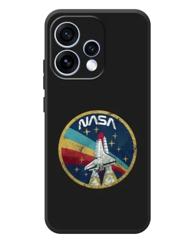 Чехол для OPPO Reno 15 с картинкой «NASA — эмблема миссии»