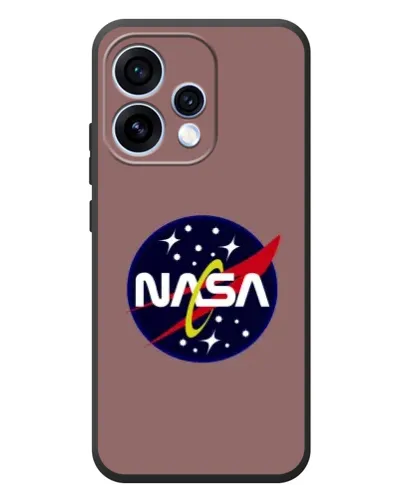 Чехол для OPPO Reno 15 с картинкой «NASA — ретро космос»