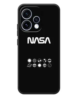 Чехол для OPPO Reno 15 с картинкой «NASA — технический принт»