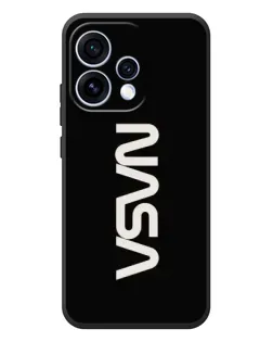 Чехол для OPPO Reno 15 с картинкой «NASA — вертикальный логотип»