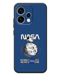 Чехол для OPPO Reno 15 с картинкой «NASA — лунная миссия»