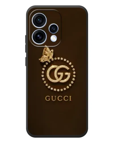 Чехол для OPPO Reno 15 с картинкой «Gucci — золотая бабочка» Чехол для OPPO Reno 15 с картинкой «Gucci — золотая бабочка»