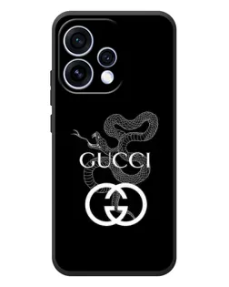 Чехол для OPPO Reno 15 с картинкой «Gucci — серебряная змея»