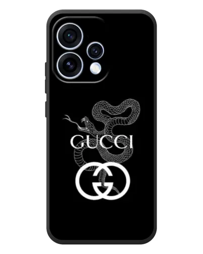 Чехол для OPPO Reno 15 с картинкой «Gucci — серебряная змея» Чехол для OPPO Reno 15 с картинкой «Gucci — серебряная змея»