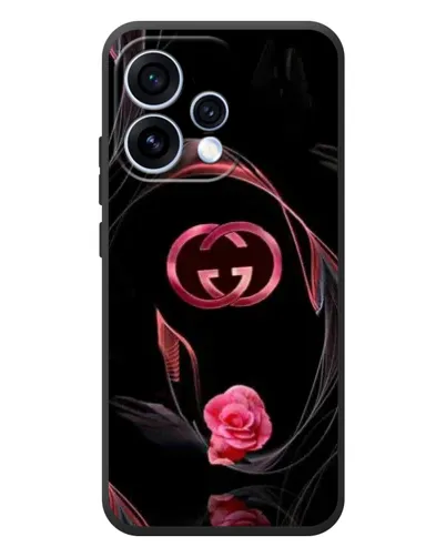 Чехол для OPPO Reno 15 с картинкой «Gucci — неоновая роза» Чехол для OPPO Reno 15 с картинкой «Gucci — неоновая роза»