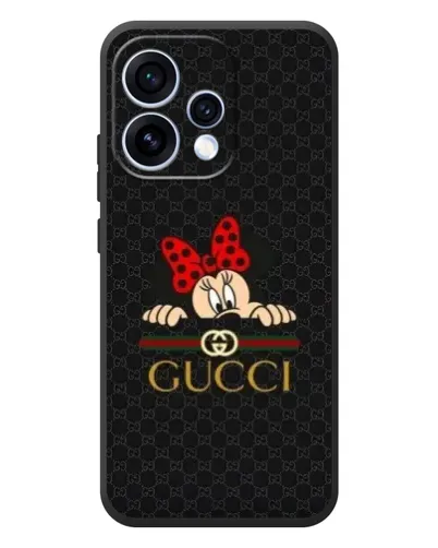 Чехол для OPPO Reno 15 с картинкой «Минни Маус Gucci — черный» Чехол для OPPO Reno 15 с картинкой «Минни Маус Gucci — черный»