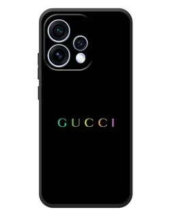 Чехол для OPPO Reno 15 с картинкой «Gucci — неоновый минимализм»