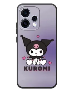 Чехол для OPPO Reno 15 с картинкой «Kuromi — фиолетовый арт»