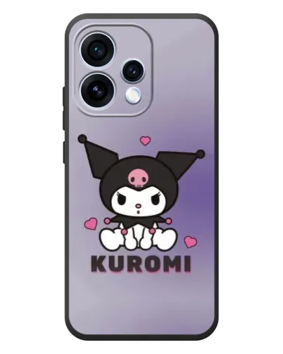 Чехол для OPPO Reno 15 с картинкой «Kuromi — фиолетовый арт»