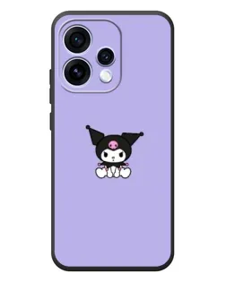Чехол для OPPO Reno 15 с картинкой «Kuromi — фиолетовый минимализм»