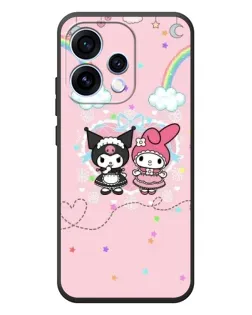 Чехол для OPPO Reno 15 с картинкой «My Melody и Kuromi»
