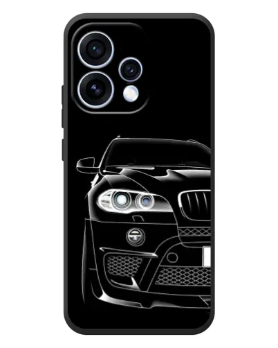 Чохол для OPPO Reno 15 з картинкою «Темний силует BMW»