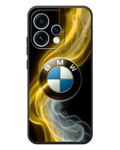 Чохол для OPPO Reno 15 з картинкою «Золотистий дим BMW»
