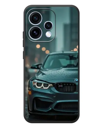 Чохол для OPPO Reno 15 з картинкою «BMW у вогнях міста»