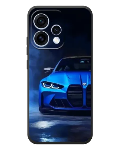 Чохол для OPPO Reno 15 з картинкою «Блакитна BMW M4»