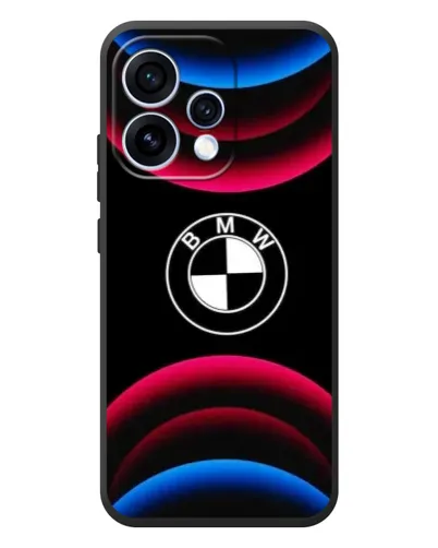 Чохол для OPPO Reno 15 з картинкою «Логотип BMW та неонові дуги»