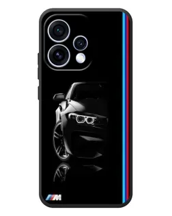 Чохол для OPPO Reno 15 з картинкою «Силует BMW в темряві»