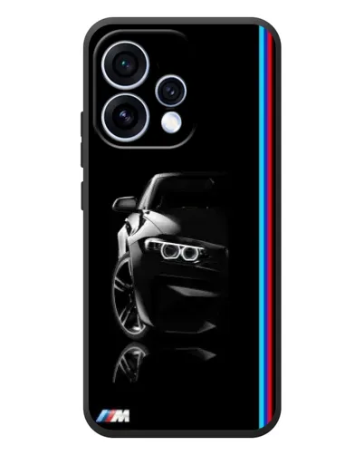 Чохол для OPPO Reno 15 з картинкою «Силует BMW в темряві»