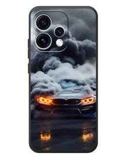 Чохол для OPPO Reno 15 з картинкою «BMW у диму»