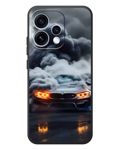 Чохол для OPPO Reno 15 з картинкою «BMW у диму»