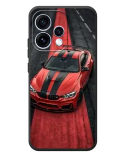 Чохол для OPPO Reno 15 з картинкою «BMW на червоній доріжці»
