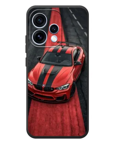 Чохол для OPPO Reno 15 з картинкою «BMW на червоній доріжці»